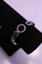 Sleek Wrist Series 0095 - AZ Silver Bangle