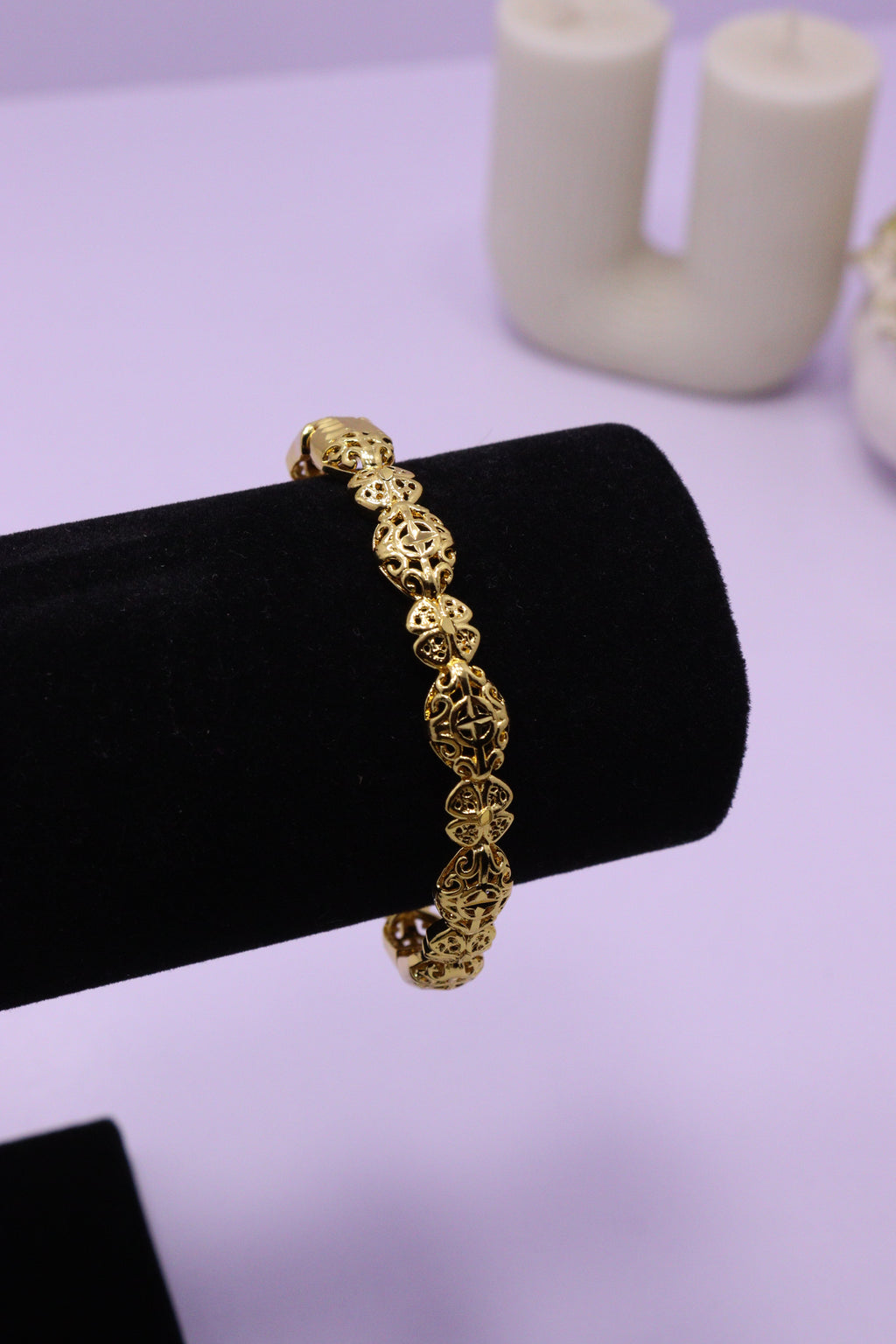 Sleek Wrist Series 0110 - AZ Golden Bangle