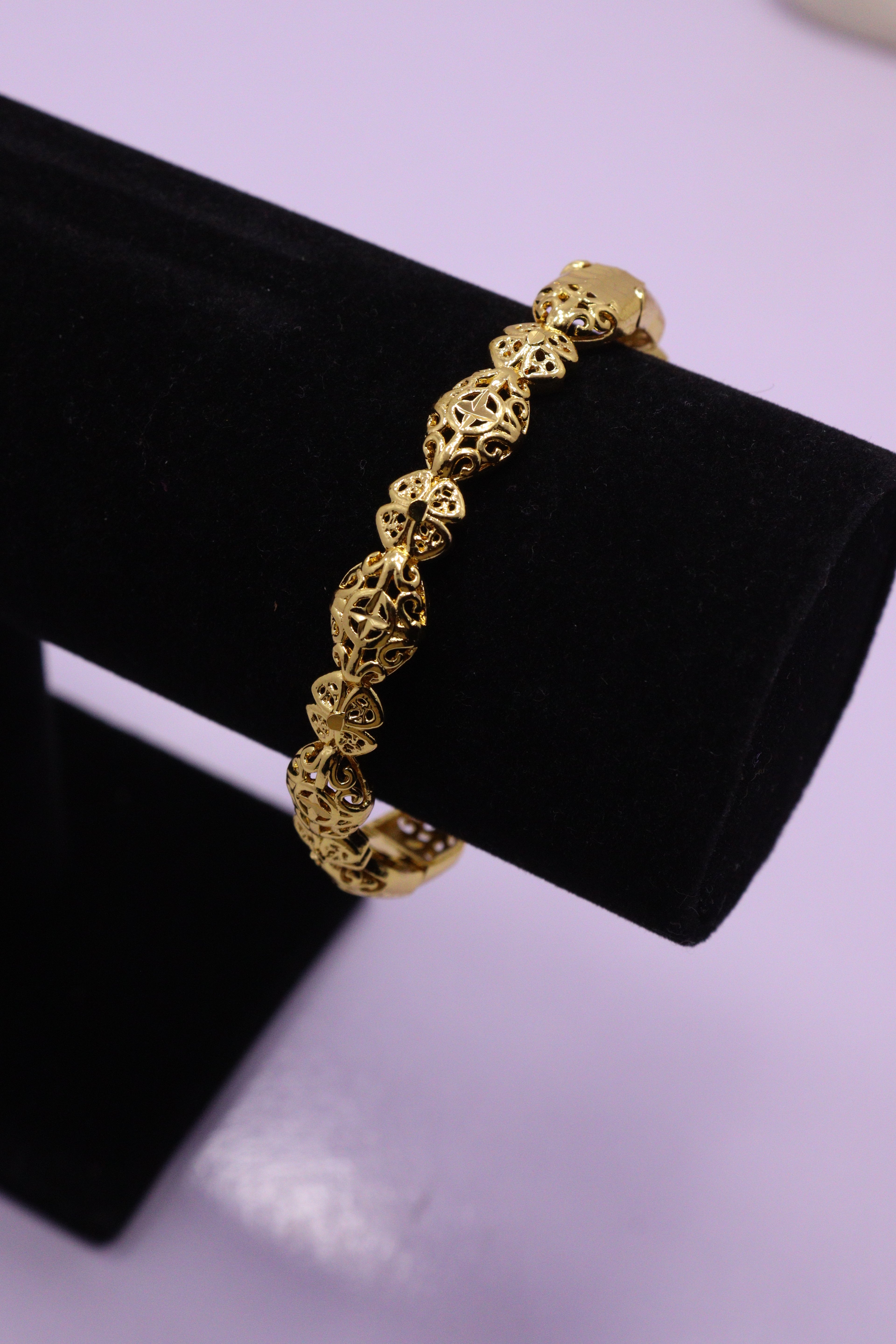 Sleek Wrist Series 0110 - AZ Golden Bangle