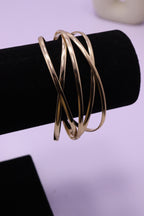 Sleek Wrist Series 0100 - AZ Golden Bangle