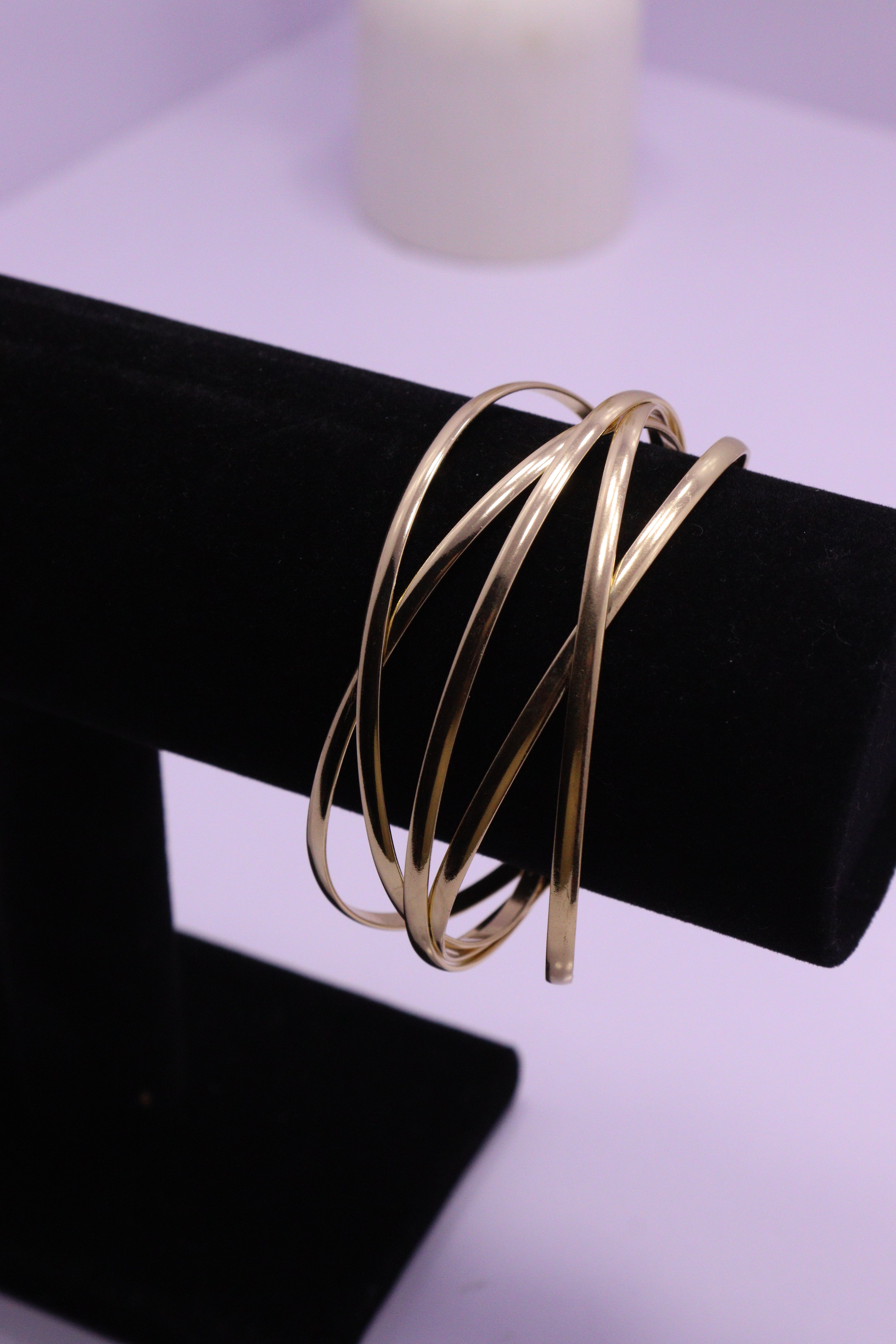 Sleek Wrist Series 0100 - AZ Golden Bangle