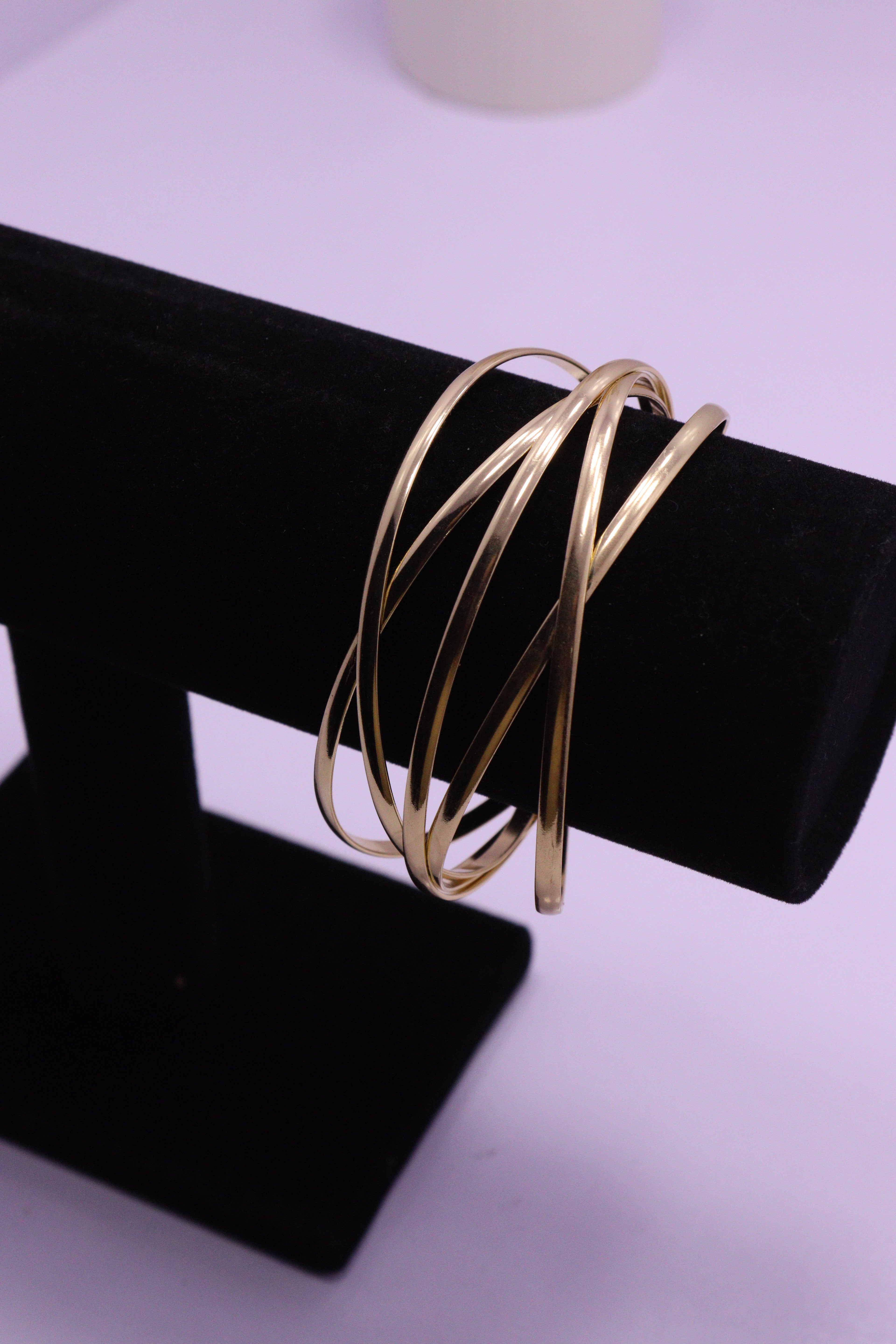 Sleek Wrist Series 0100 - AZ Golden Bangle