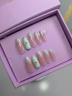 Ferozi Luxury - Almond Press On Nails