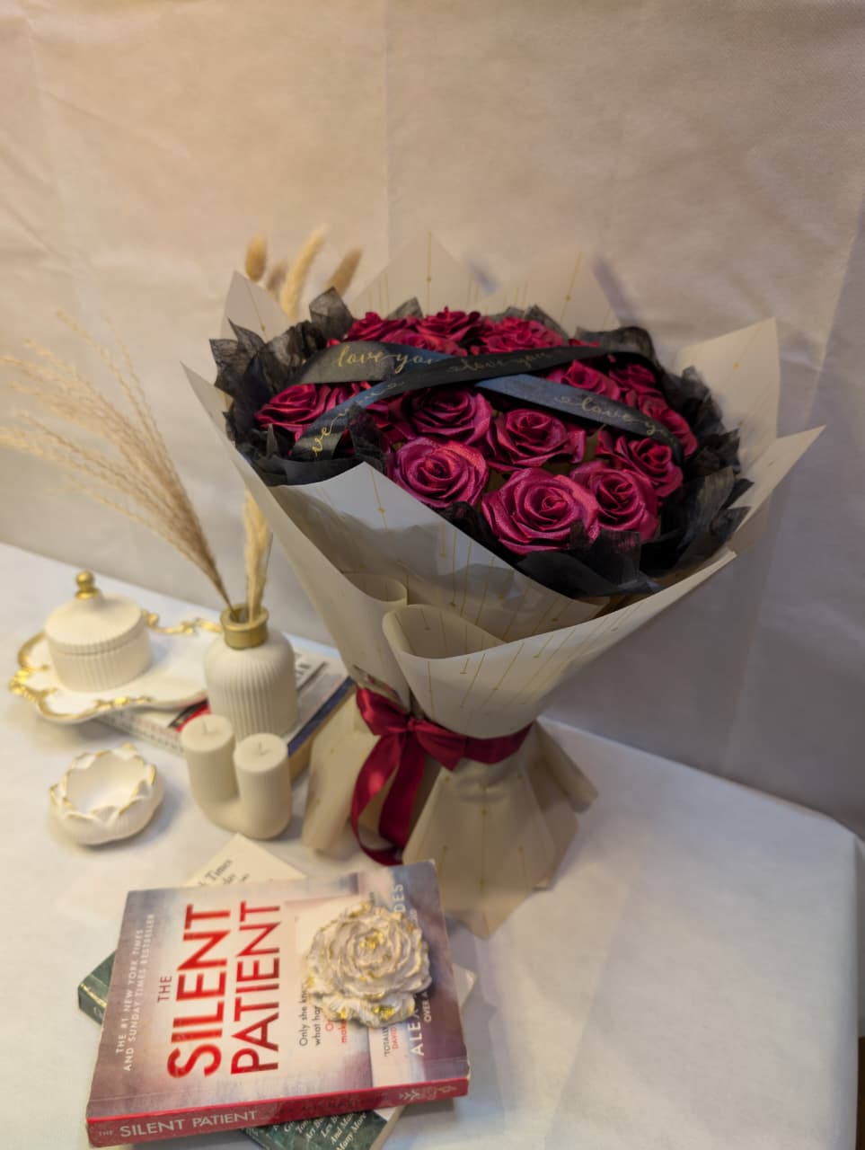 Royal Bloom Grandeur- Large Red Bouquet