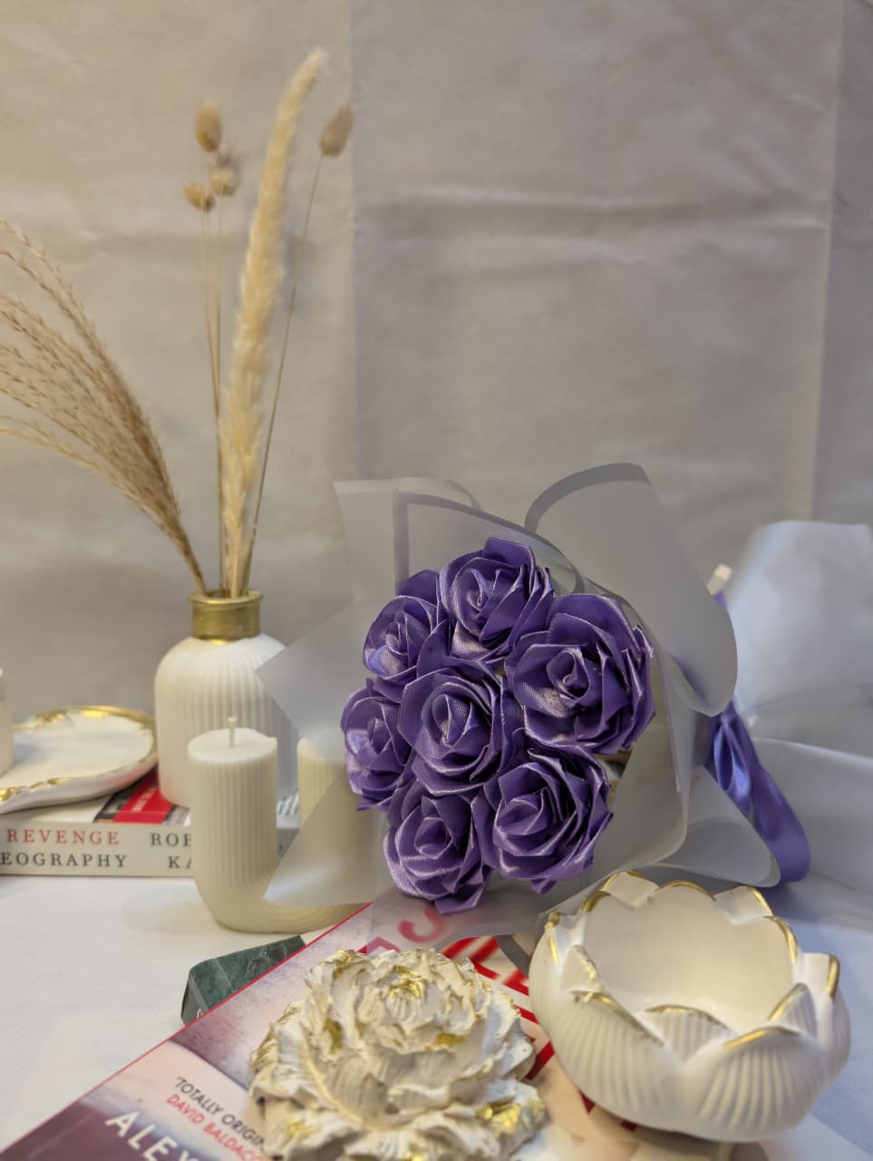 Blooming Grace – Lilac Bouquet