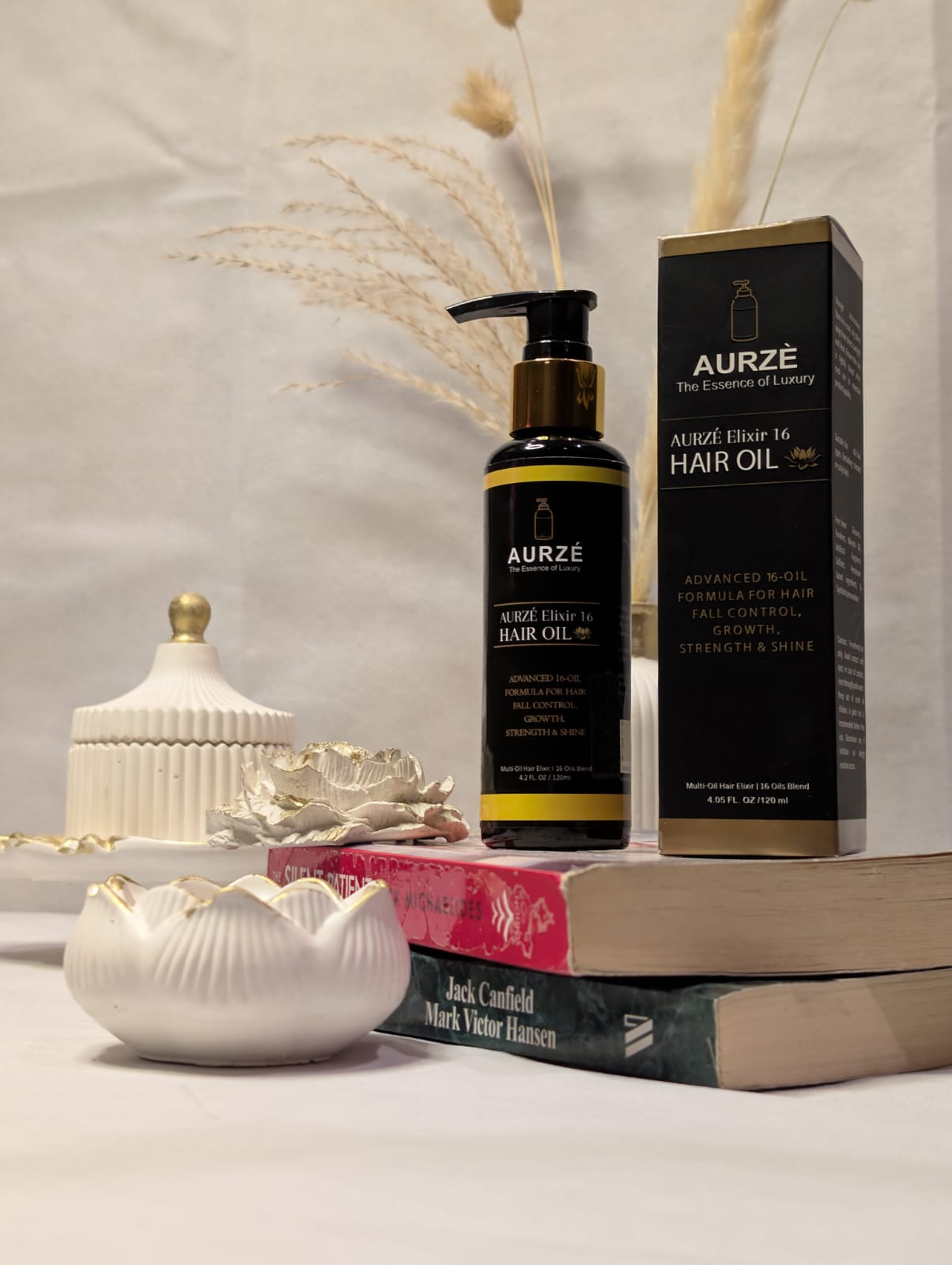 Aurze Elixir 16 – Premium Hair Oil (120ml)
