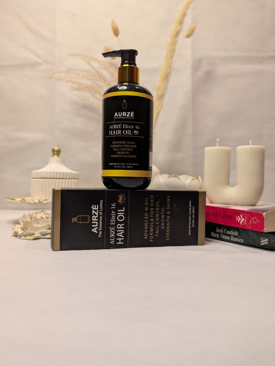 Aurze Elixir 16 – Premium Hair Oil (300ml)