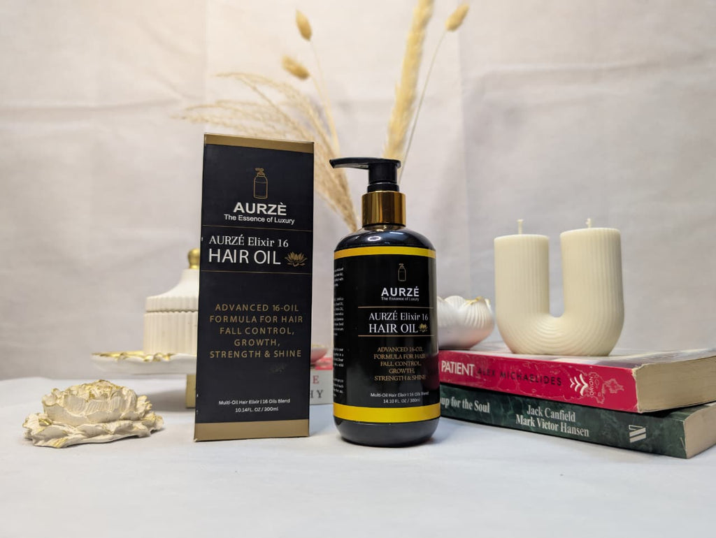 Aurze Elixir 16 – Premium Hair Oil (300ml)