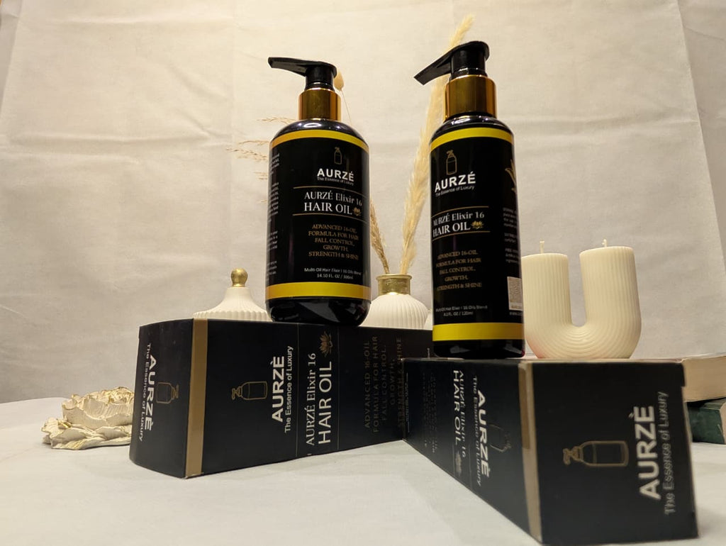 Aurze Elixir 16 – Duo Hair Oil Offer (120ml + 300ml)