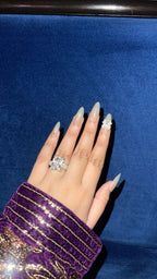 Almond Nude Ombre- - White Bow Press ons