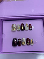 Bride's Call - Coffin Press On Nails