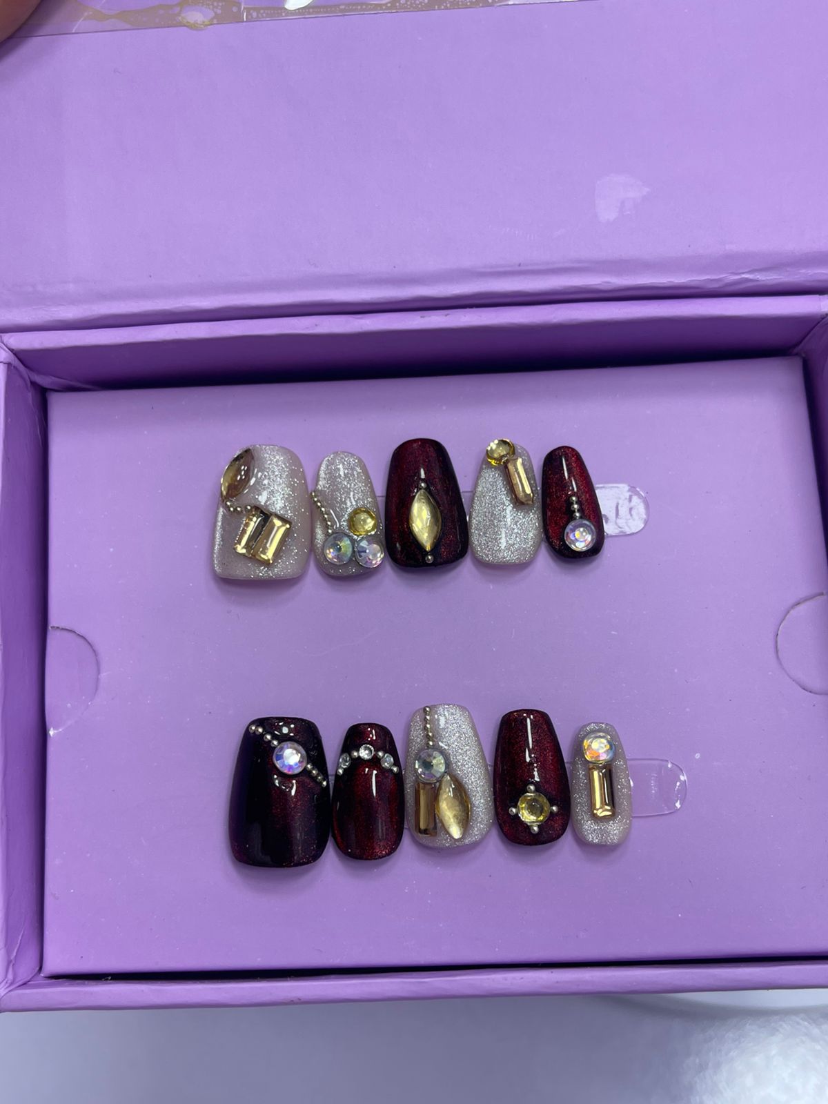 Bride's Call - Coffin Press On Nails