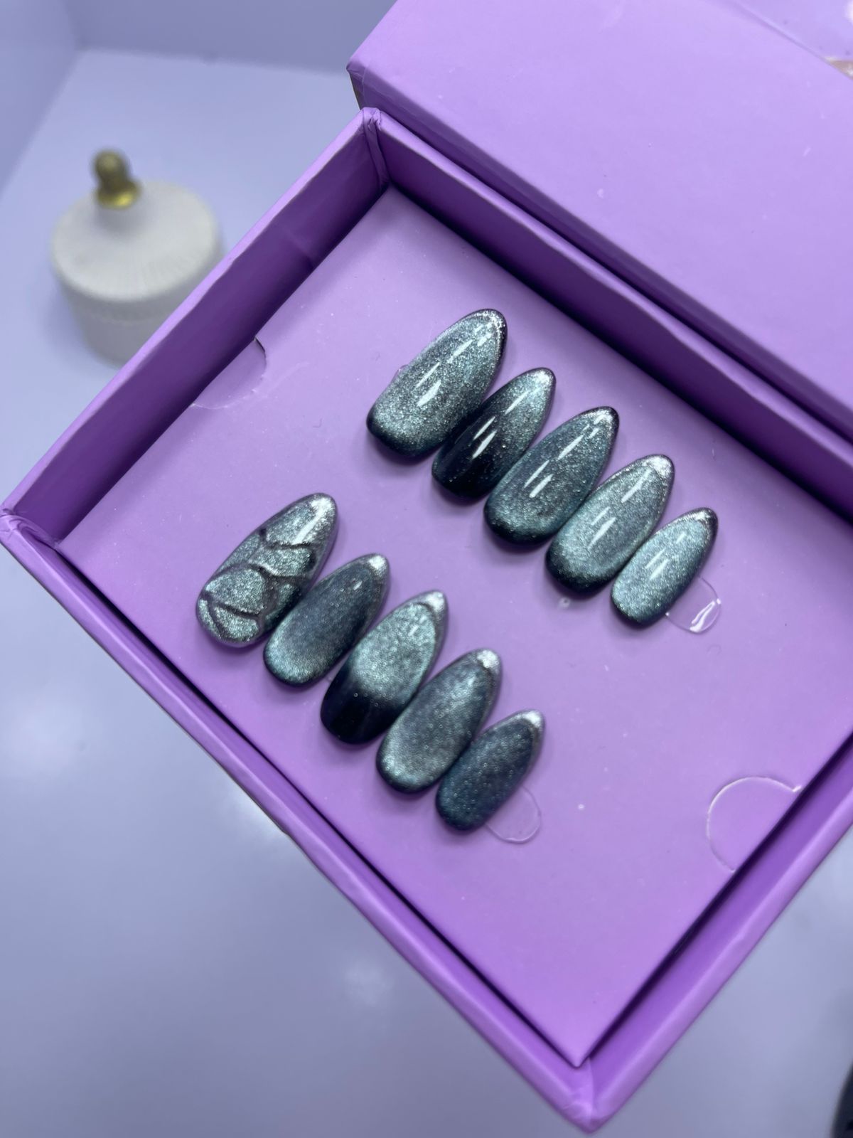 Galaxy of Nails - Almond Press On Nails