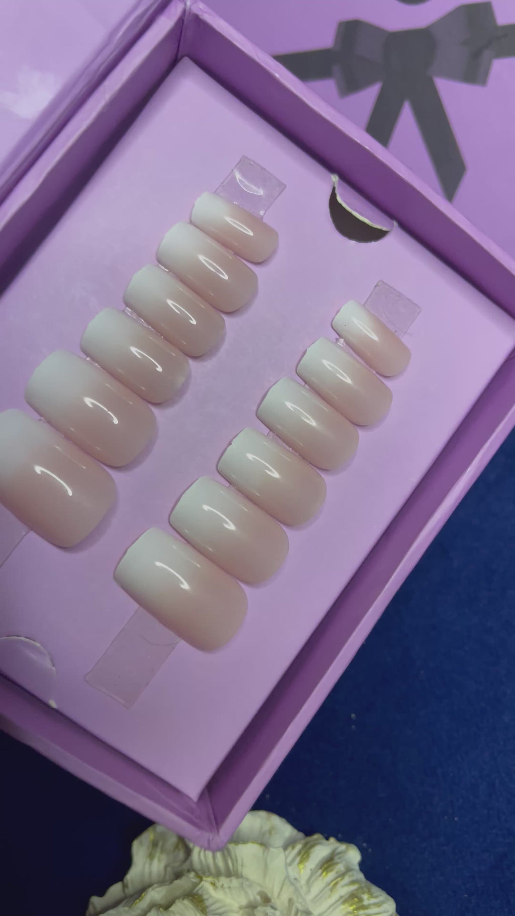 Nude Ombre - Square Press On Nails