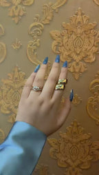 Aqua Luxe – Ferozi Coffin Nails