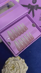 Nude Ombre - Extra Long Coffin Press Ons