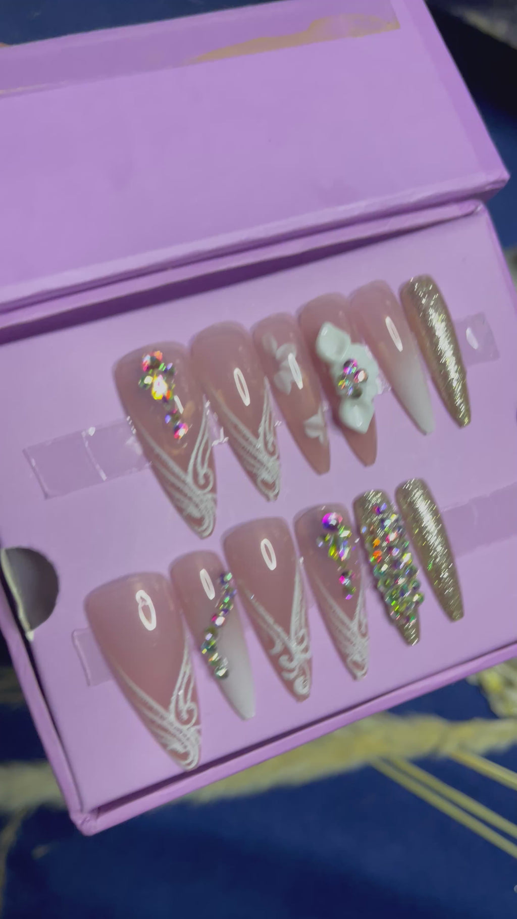 Stiletto Luxury- Long Stiletto Press Ons