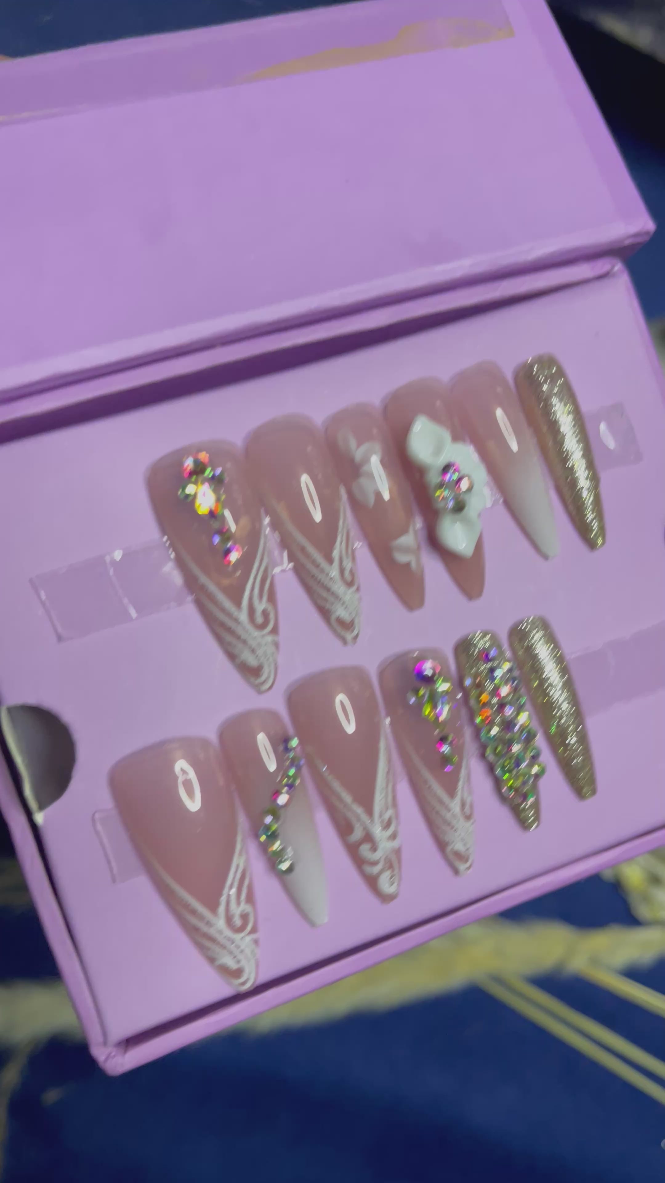 Stiletto Luxury- Long Stiletto Press Ons