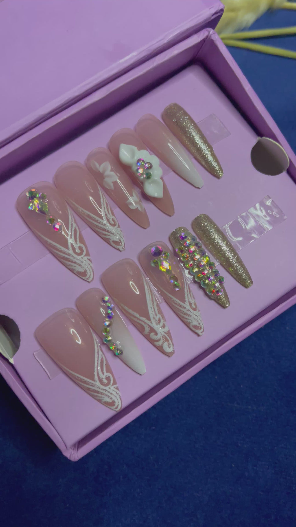 Stiletto Luxury- Long Stiletto Press Ons