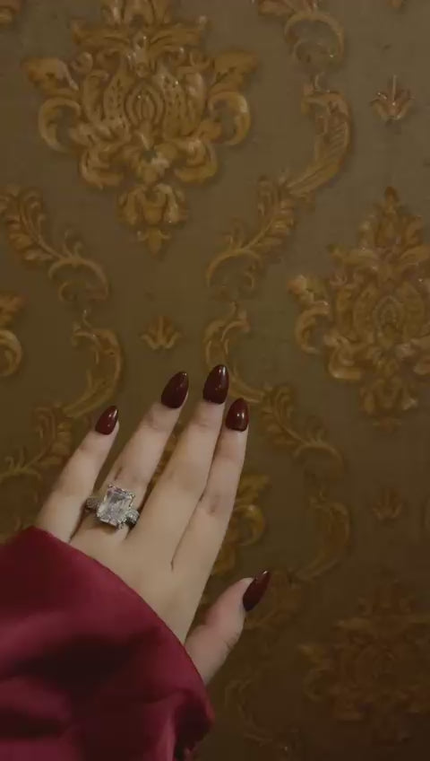 Cherry Red Bliss – Short Almond Press ons Nails