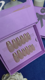 Shine Like Pearls - Coffin Press Ons