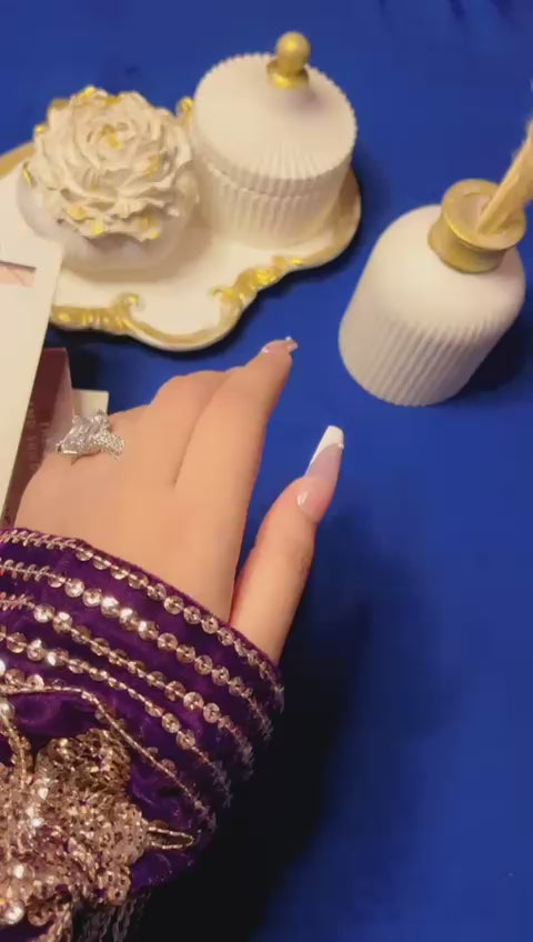 Jelly Baby Pink Bloom – Luxury Coffin Press ons Nails