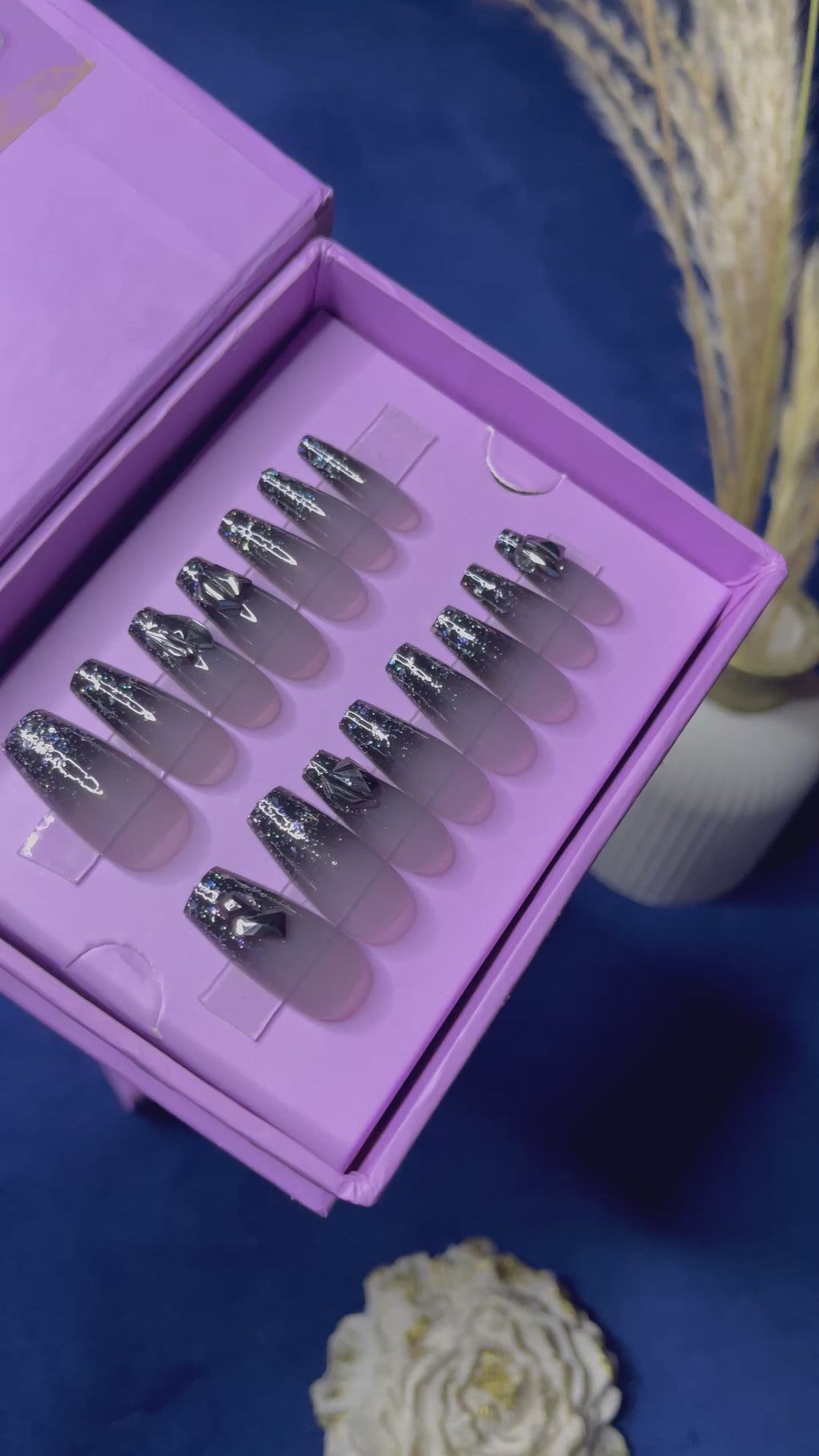 Black Gems - Coffin Press Ons