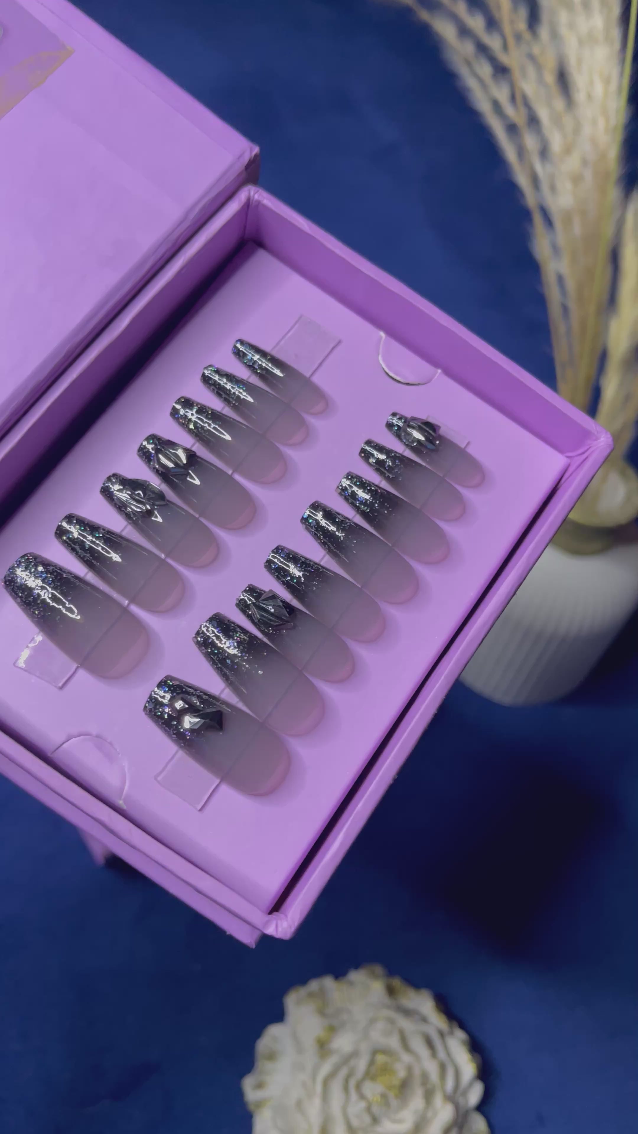 Black Gems - Coffin Press Ons