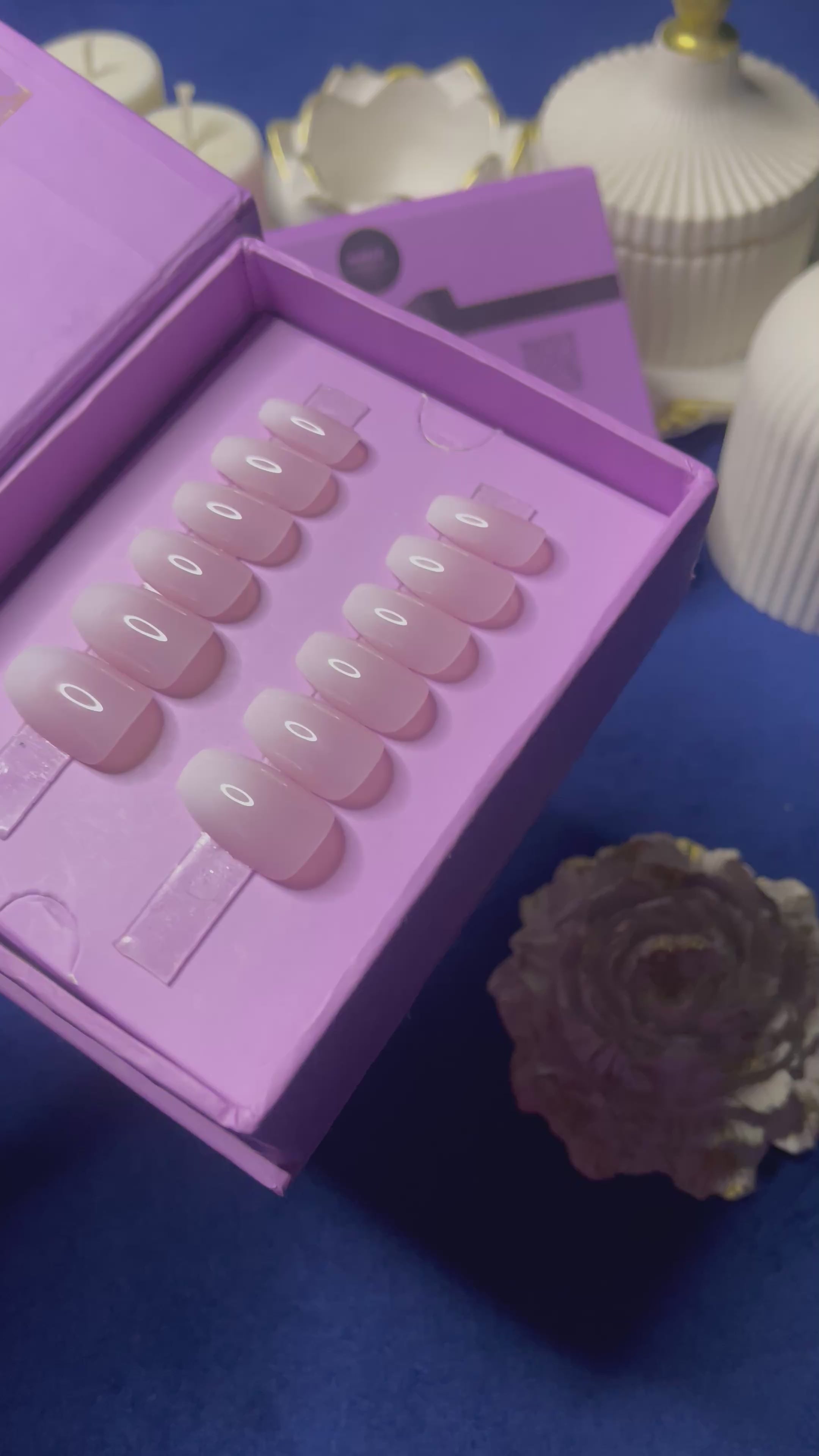 Ombre - Oval Press On Nails